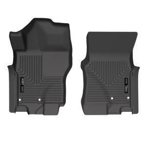 Nissan Frontier Floor Mats - Front - Husky Liners - WeatherBeater - Black - 2022+